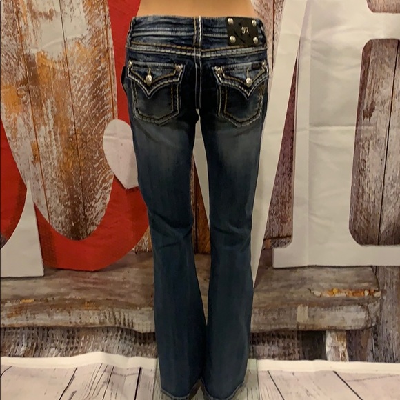 ❤️NWT MISS ME SIGNATURE BOOTCUT JEANS 27 - Picture 10 of 15